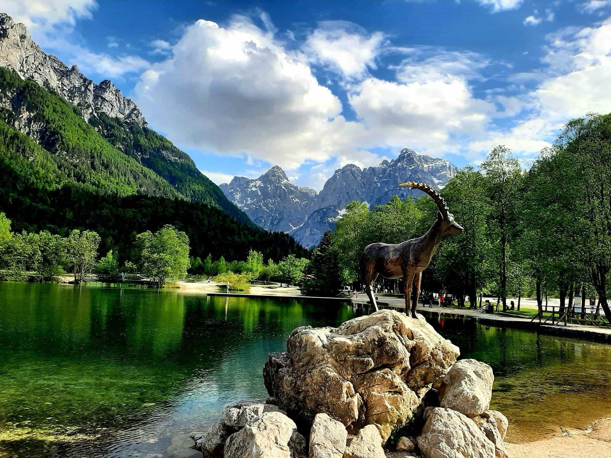 Lake Jasna, Kranjska Gora, Triglav, Slovenia Summer Holidays